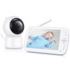 360Â° PTZ Remote 1080P 5"LCD Screen Video Baby Monitor With Night Vision