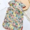 Girls Chinese Style Vintage Cheongsam Dress Summer Floral Hanfu Clothing Dress
